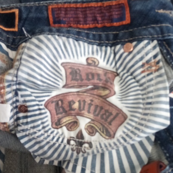 Rock Revival Women's 26 Bootcut Alanis Embellished Embroidered Distressed NWT - Picture 8 of 12